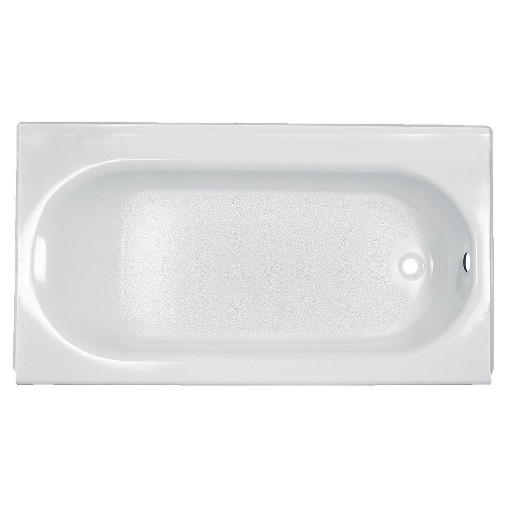 American Standard Linen 60 x 30 in. Soaker Alcove Bathtub Left Drain 