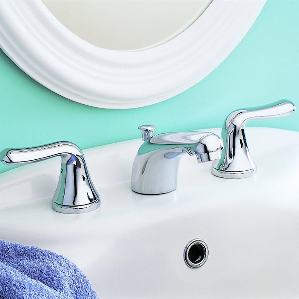 American Standard Polished Chrome Two Handle Bathroom Sink Faucet 