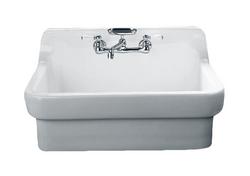 30 in. Drop-in Fireclay Single Bowl Kitchen Sink in White