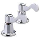 Faucet with Flex Underbody and Double Wristblade Handle in Polished Chrome