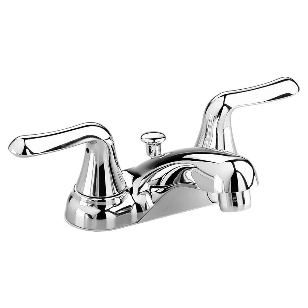American Standard Polished Chrome Two Handle Centerset Bathroom Sink Faucet 