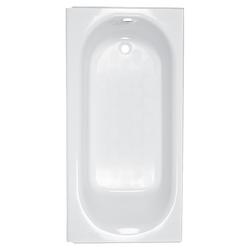 60 in. x 30 in. Soaker Alcove Bathtub with Left Drain in White