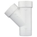 White PVC DWV Street Wye 