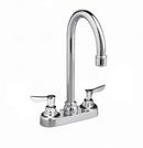 Bathroom Sink Faucet with Double-Handle in Polished Chrome