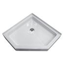 36-1/4 in. Neo-angle Shower Base in White