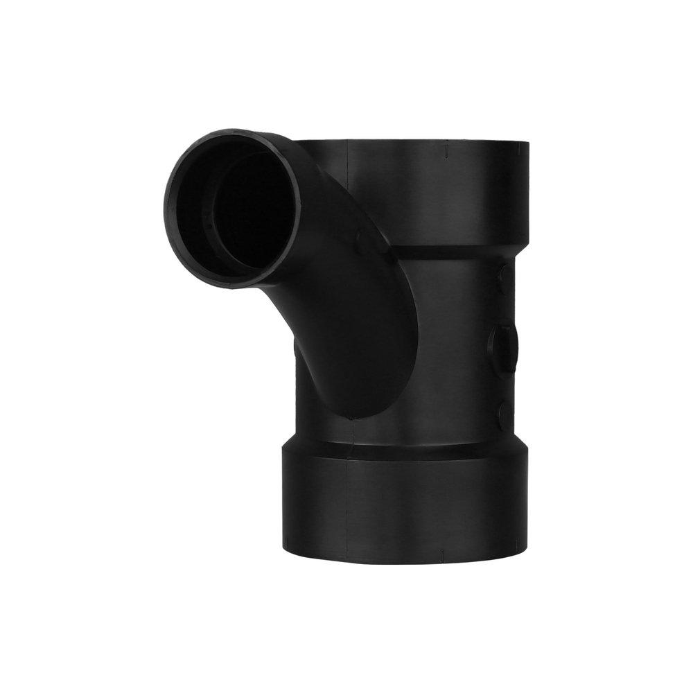 Black ABS DWV Combination Wye 