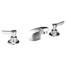 1.5 gpm Double Wristblade Handle Widespread Lavatory Faucet in Polished Chrome
