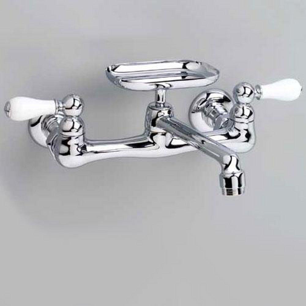 American Standard Polished Chrome Two Handle Kitchen Faucet 