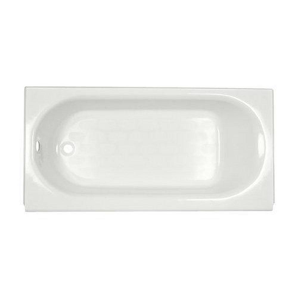 American Standard White 60 x 30 in. Soaker Alcove Bathtub Left Drain 