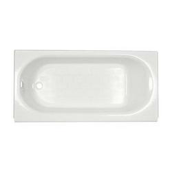 60 in. x 30 in. Soaker Alcove Bathtub with Left Drain in White