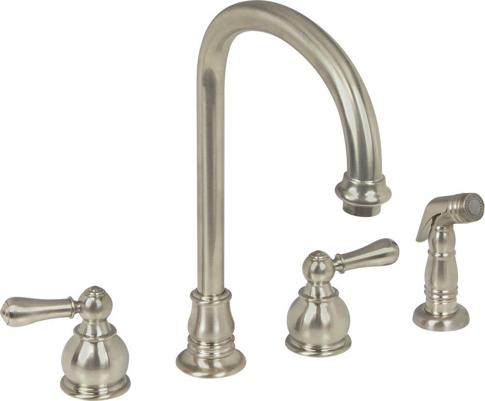 American Standard Satin Nickel - PVD Two Handle Kitchen Faucet 