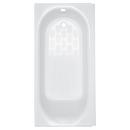 American Standard White 60 x 30 in. Soaker Alcove Bathtub with Right Drain 