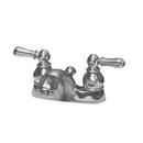 2.2 gpm 3-Hole Centerset Lavatory Faucet with Double Lever Handle in Satin Nickel - PVD