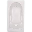 59-7/8 x 31-3/4 in. Drop-In Bathtub with Reversible Drain in White