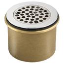 Grid Strainer for 3-1/2 in. Outlet in Polished Chrome