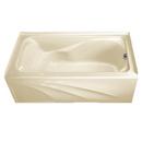 59-7/8 x 32 in. 55 gal 3-Wall Alcove Bathtub with Right Hand Drain in Linen