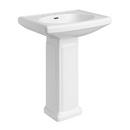 PROFLO&reg; White 25-1/2 in. Vitreous China Pedestal for PF1410 