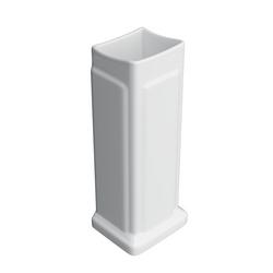 25-1/2 x 19-5/8 in. Pedestal Sink Base in White