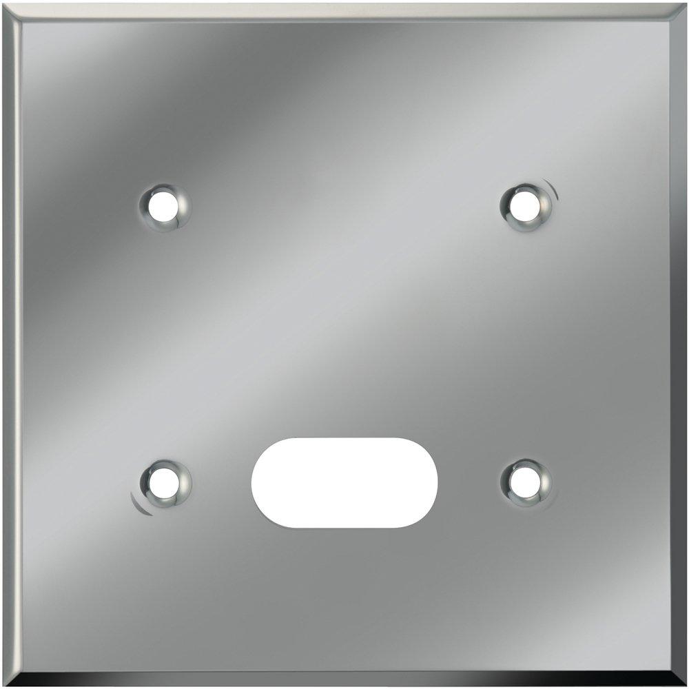 Sloan Valve Polished Chrome EL139 Plate for 2 Gang 4-1/2 in. Square Box 