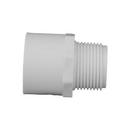 White PVC Schedule 40 Male Adapter 