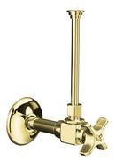 KOHLER Vibrant&reg; Polished Brass Toilet 3/8 x 12 in. Supply Kit 