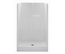 48 x 34 in. Alcove Shower Unit in White