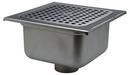 Zurn Stainless Steel 2 12 X 12 X 6 Floor SINK 