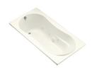 72 x 36 in. Drop-In Bathtub with Reversible Drain in Biscuit