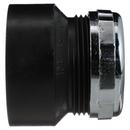 Black ABS DWV Slip Joint Female Trap Adapter with Washer & Chrome Nut 