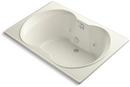 60 x 42 in. Whirlpool Drop-In Bathtub with Center Drain in Biscuit