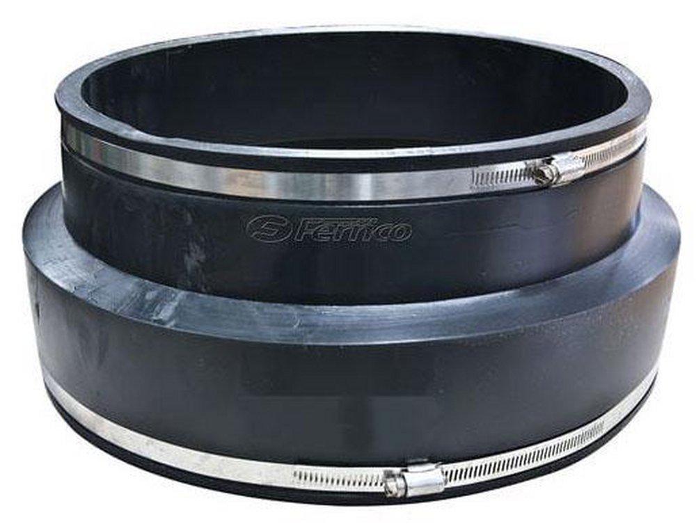 Fernco Clay x Cast Iron and Plastic Flexible Coupling 