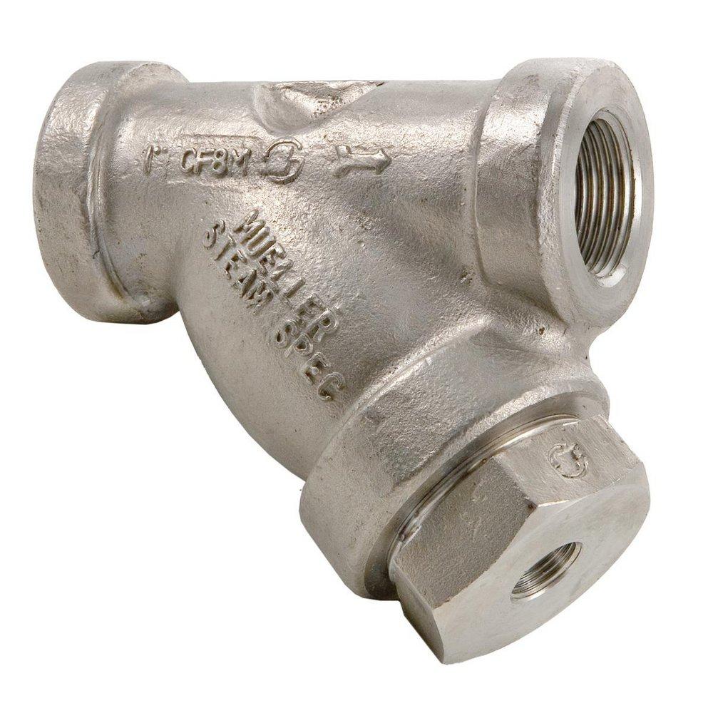 Mueller Steam Specialty 600# Stainless Steel Thread Perforated Wye Strainer 
