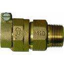 3/4 in. Compression x MNPT Brass Straight Coupling