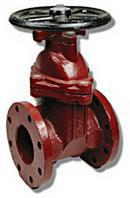 6 in. Epoxy Coated Ductile Iron Reduced Port Flanged Gate Valve