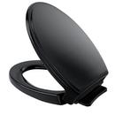 Elongated Closed Front Toilet Seat in Ebony