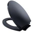 Elongated Closed Front Toilet Seat with Cover in Ebony