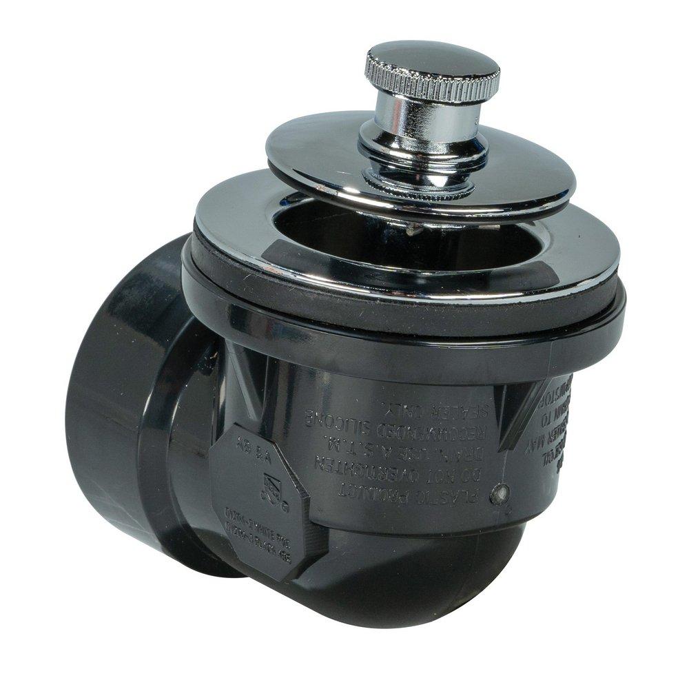 AB & A&trade; Chrome Plastic Push-Pull Drain 