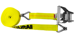 27 ft. Yellow Ratchet Strap with U-hook