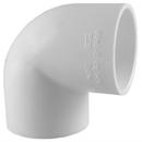 10 in. Barbed Sewer Straight PVC 90 Degree Elbow