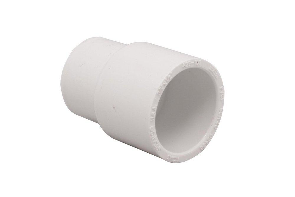 White PVC Schedule 40 Coupling 