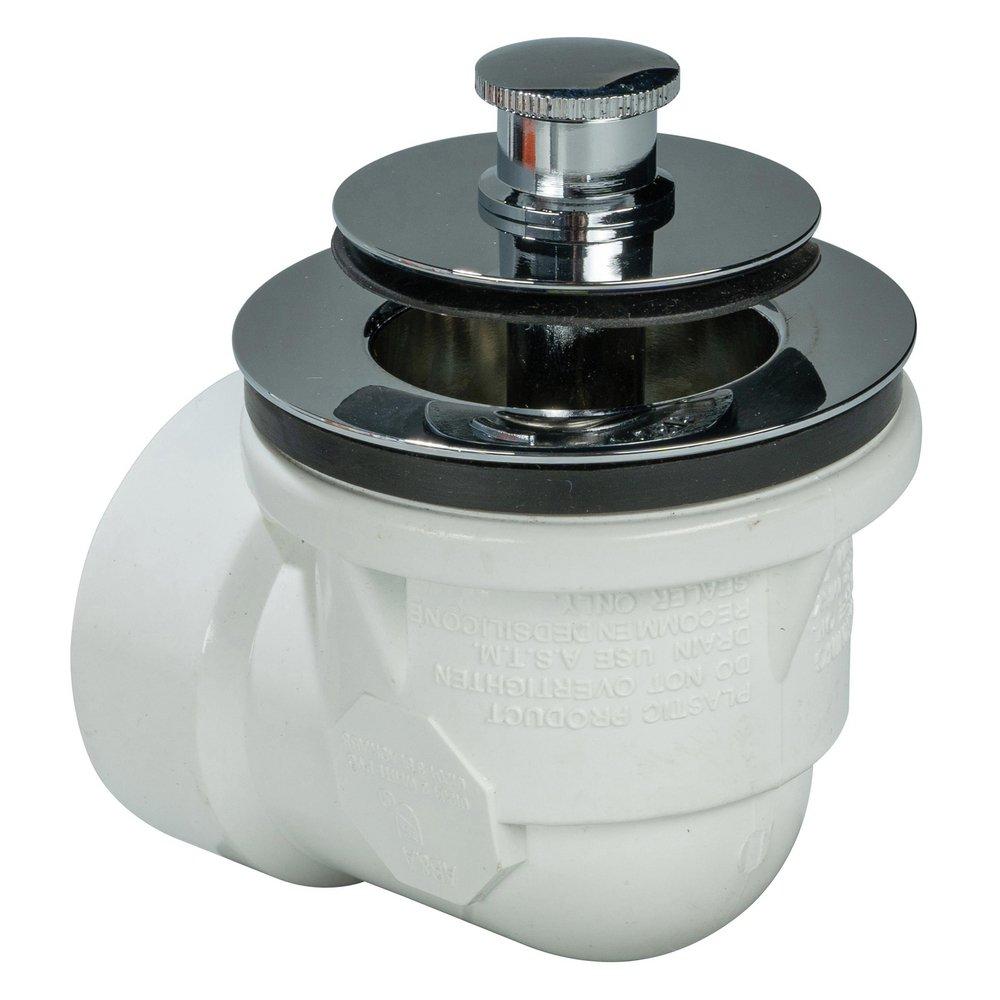 AB & A&trade; Chrome Plastic Push-Pull Drain 