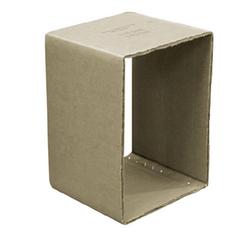 15 in. L x 12 in. W x 9 in. D Cardboard Tub Box