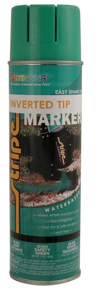 Seymour of Sycamore Safety Green 20 oz. Upside Down Marking Spray Paint 