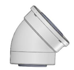 45 Degree Vent Pipe Elbow (Pack of 2)