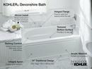 KOHLER White 60 x 32 in. Soaker Alcove Bathtub Right Drain 