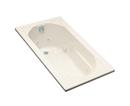 60 x 32 in. Whirlpool Drop-In Bathtub with Reversible Drain in Almond