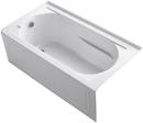 KOHLER White 60 x 32 in. Soaker Alcove Bathtub Left Drain 