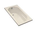 60 x 32 in. Drop-In Bathtub with Reversible Drain in Almond