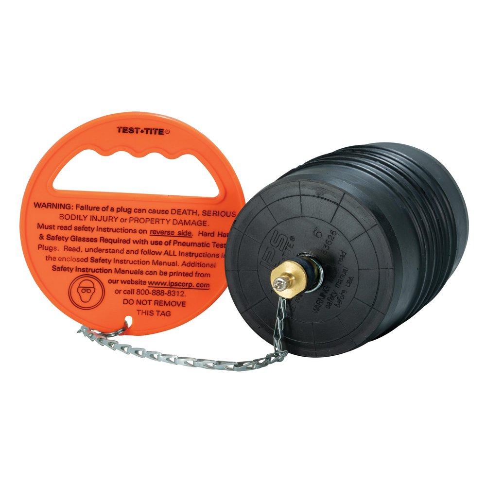 IPS Corporation Black 6 in Test Plug 