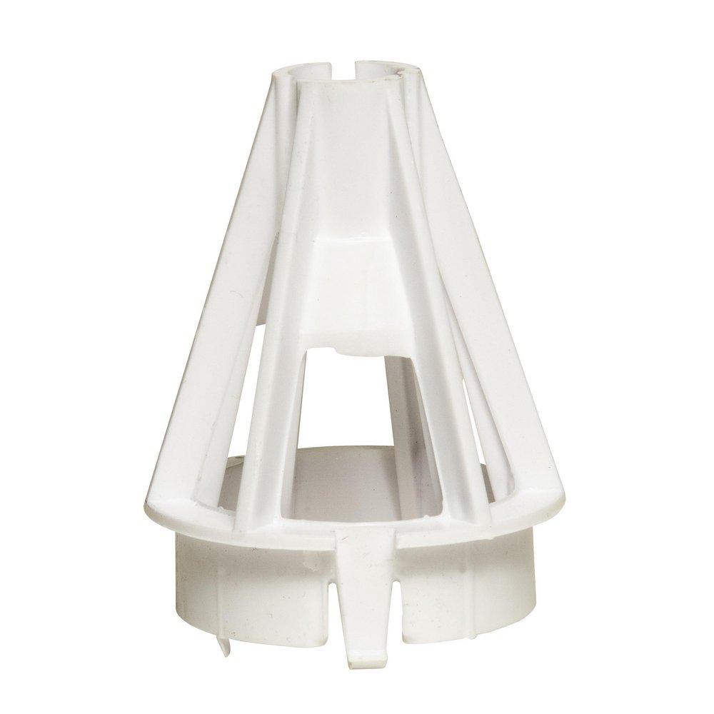 Oatey&reg; White Plastic Steeple Clamp 